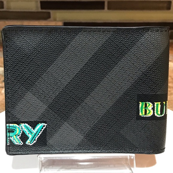 BURBERRY Graphite Nova Check Bifold Wallet 😍🔥 - Picture 5 of 17